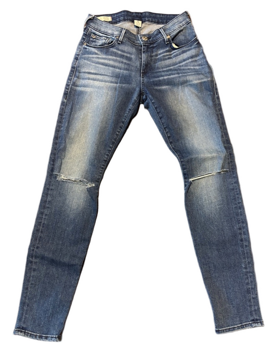 True Religion Denim - True Religion Jennie Curvy Skinny Distressed Jeans